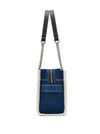MARC JACOBS The Denim Chain Small Tote Bag da donna