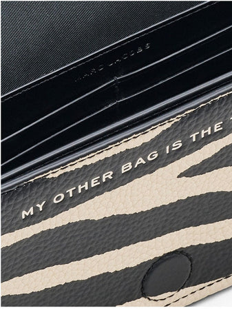 MARC JACOBS The Zebra Leather Chain Mini Bag da donna