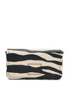 MARC JACOBS The Zebra Leather Chain Mini Bag da donna