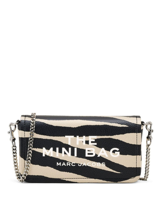 MARC JACOBS The Zebra Leather Chain Mini Bag da donna