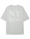 ANINE BING Myers Tee Serif NY da donna