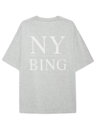ANINE BING Myers Tee Serif NY da donna