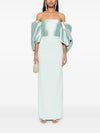 SOLACE LONDON maxi dress floris da donna