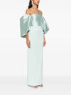 SOLACE LONDON maxi dress floris da donna