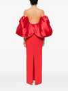 SOLACE LONDON maxi dress floris da donna