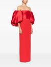 SOLACE LONDON maxi dress floris da donna