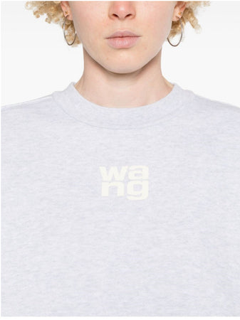 Alexander Wang felpa con logo AW da donna