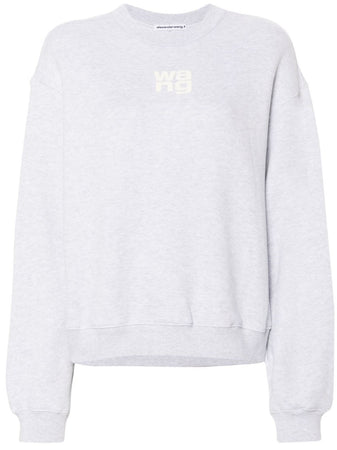 Alexander Wang felpa con logo AW da donna
