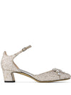 Jimmy Choo Decollete in tessuto glitterato da donna