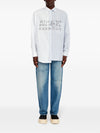 MM6 Maison Margiela Camicia numerica asimmetrica da uomo