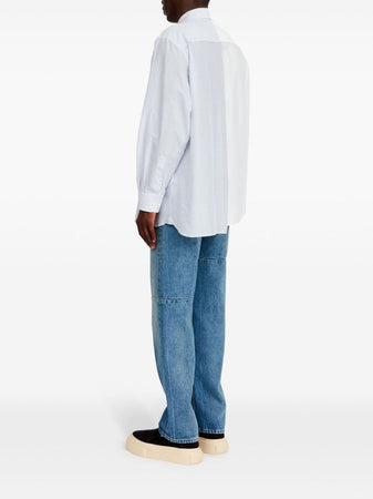 MM6 Maison Margiela Camicia numerica asimmetrica da uomo