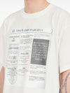 MM6 Maison Margiela T-shirt stampa giornalistica da uomo