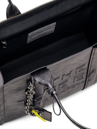 MARC JACOBS borsa tote grande metallizzata da donna
