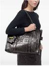 MARC JACOBS borsa tote grande metallizzata da donna