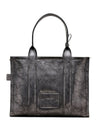 MARC JACOBS borsa tote grande metallizzata da donna
