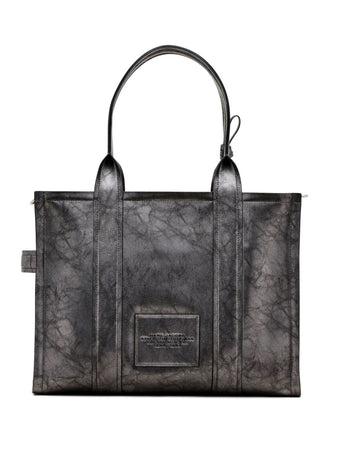 MARC JACOBS borsa tote grande metallizzata da donna