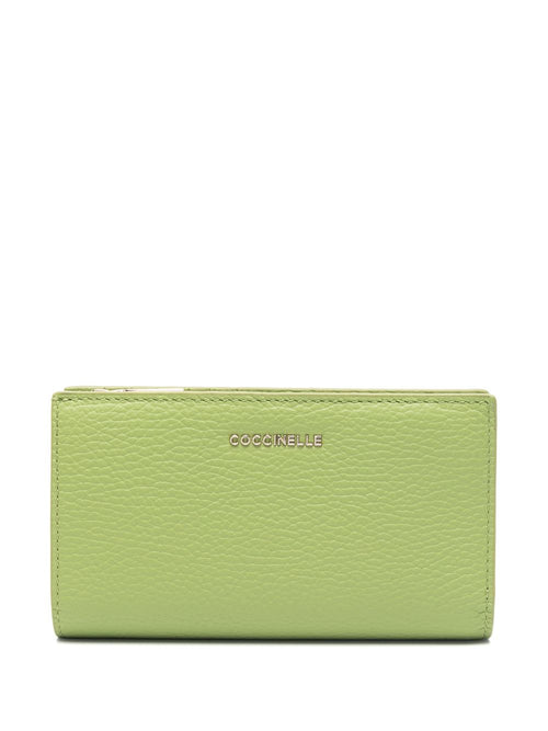 COCCINELLE portafogli metallic soft da donna