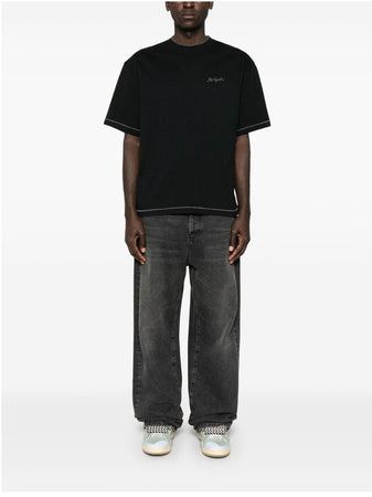 AXEL ARIGATO T-shirt con cuciture decorative da uomo