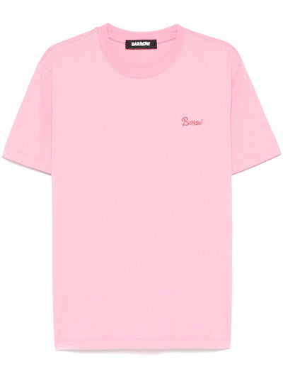 BARROW t-shirt stampa logo da uomo