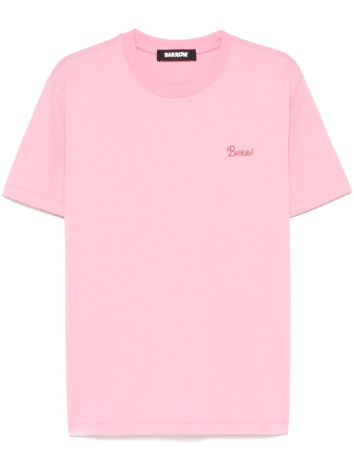 BARROW t-shirt stampa logo da uomo