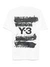 Y-3 Maglietta a maniche corte con grafica da uomo