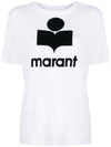 MARANT ETOILE T-shirt Zewel con logo a maniche corte da donna