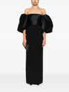 SOLACE LONDON maxi dress floris da donna