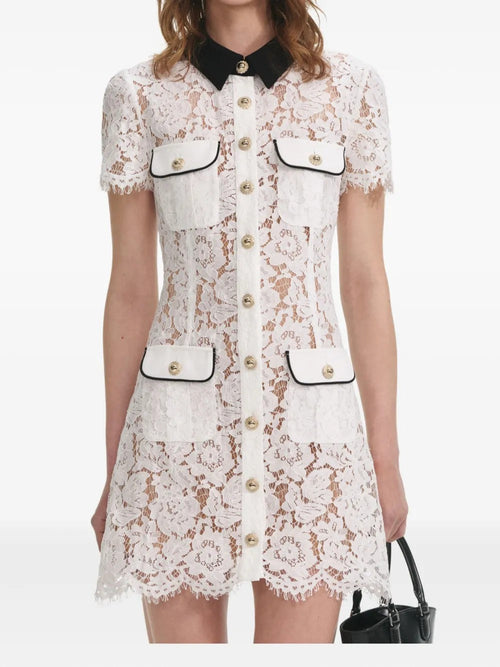 Self-Portrait mini dress self-portrait da donna