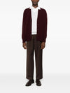 AMARANTO cardigan amaranto da uomo