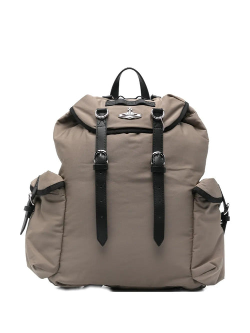 Vivienne Westwood <h4> - Zaino con dettagli in pelle</h4> da uomo