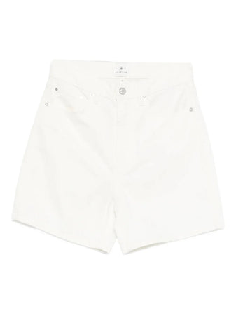 ANINE BING <h4> - Shorts in Denim Bianco</h4> da donna