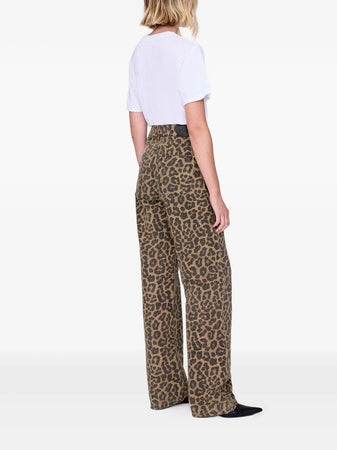 ANINE BING <h4>Anine Bing - Jeans con stampa leopardata</h4> da donna