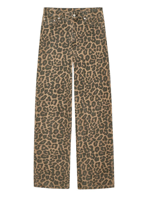 ANINE BING <h4>Anine Bing - Jeans con stampa leopardata</h4> da donna