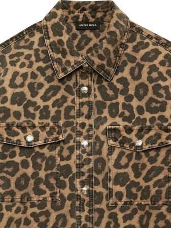 ANINE BING <h4> - Giacca Leopardata</h4> da donna