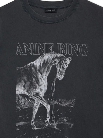 ANINE BING <h4>Anine Bing - T-Shirt lili tee horse</h4> da donna
