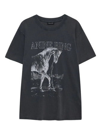ANINE BING <h4>Anine Bing - T-Shirt lili tee horse</h4> da donna