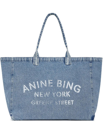 ANINE BING <h4> - Borsa a spalla in denim</h4> da donna