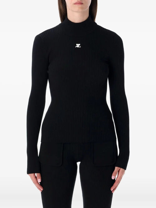 COURREGES <h4>Courreges - Maglione a Collo Alto</h4> da donna