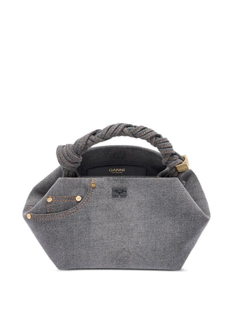 GANNI <h4> - Borsa bou a mano in denim</h4> da donna