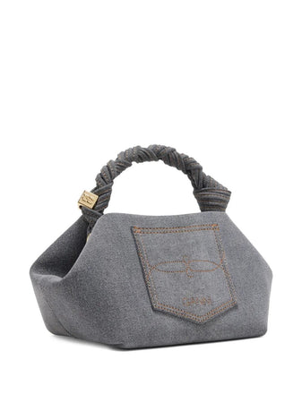 GANNI <h4> - Borsa bou a mano in denim</h4> da donna