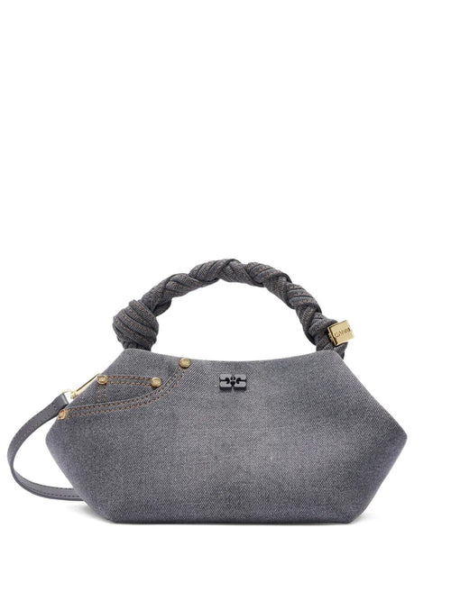 GANNI <h4> - Borsa bou a mano in denim</h4> da donna