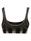 DIESEL <h4> - Top ariel denim </h4> da donna