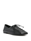 HEREU <h4> - Mocassini in pelle nera</h4> da donna