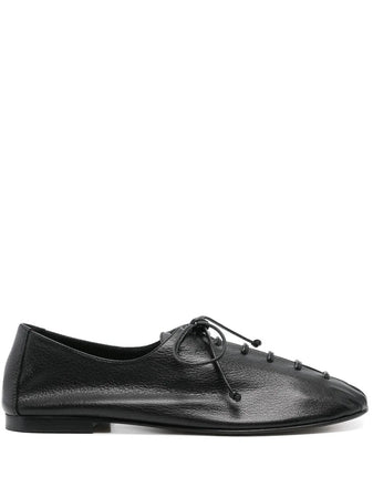 HEREU <h4> - Mocassini in pelle nera</h4> da donna