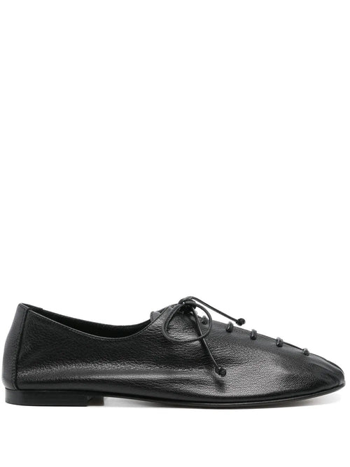 HEREU <h4> - Mocassini in pelle nera</h4> da donna