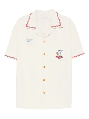 DROLE DE MONSIEUR <h4>Drole de Monsieur - Camicia casual stile retro</h4> da uomo