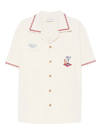 DROLE DE MONSIEUR <h4>Drole de Monsieur - Camicia casual stile retro</h4> da uomo