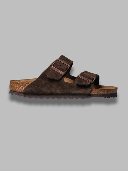 BIRKENSTOCK arizona sfb mocca, suede leather - calz. s da uomo