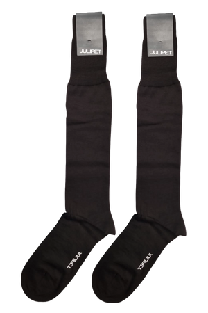 Calza lunga uomo Julipet - Tabott colore marrone tenebre 80% Lana vergine