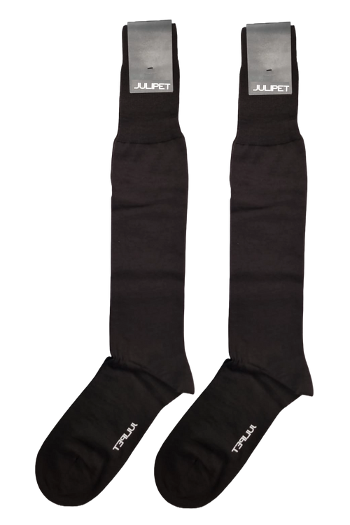 Calza lunga uomo Julipet - Tabott colore marrone tenebre 80% Lana vergine